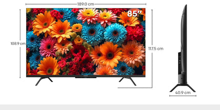 SKYWORTH Q6600H 85" - QLED+ 4K Smart Google TV, Gen 5 Quantum Dot, 120Hz Refresh Rate, AI-Powered Picture, Dolby Audio DBX-tv Audio, Voice Control, Screen Casting, HDR, Eco-Friendly Design Tyack eCommerce Solutions