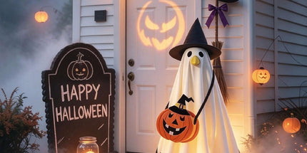 Halloween Ghost Goose Outfit Kit, Perfect for Dressing Up Porch Statues for Spooky Holiday Decor, 55*35*35 (white) Tyack eCommerce Solutions