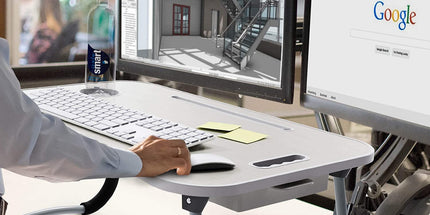 Laptop Bed Desk with Storage and foldable legs for Adults, Kids & Home Office