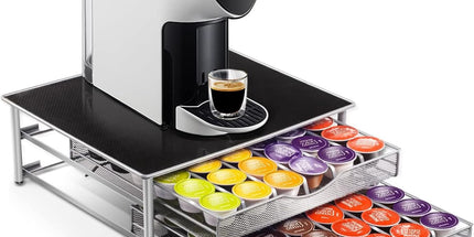 CARLA HOME K-Cup Coffee Pod Drawer for 72 Coffee Pods Storage for Home Kitchen Counter Organizer