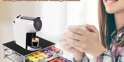 CARLA HOME K-Cup Coffee Pod Drawer for 72 Coffee Pods Storage for Home Kitchen Counter Organizer