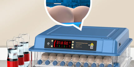 CARLA HOME 128 Egg Incubator with Automatic Turning, LED Display, Humidity & Temperature Control, Auto Water System & Built-in Egg Candler for Chicken, Duck, Quail, Goose