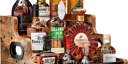 CARLA HOME 3-Tier Liquor Bottle Display Shelf Rack Bar Organizer for Whiskey, Wine, Coffee Syrups, Spirits & Bottles