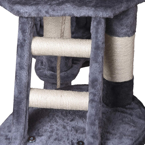 CARLA HOME 120cm Cat Tree for Indoor Cats with Condo