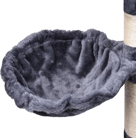 CARLA HOME 120cm Cat Tree for Indoor Cats with Condo