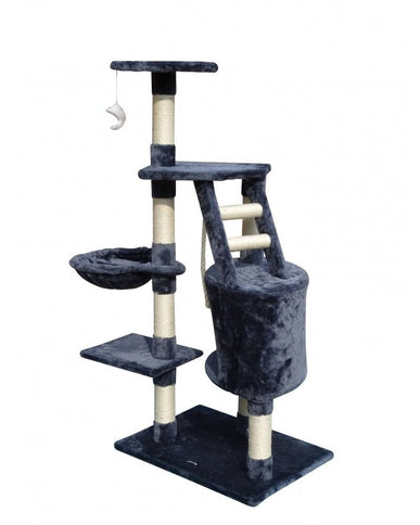 CARLA HOME 120cm Cat Tree for Indoor Cats with Condo
