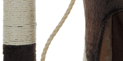 CARLA HOME 140cm Cat Tree for Indoor Cats with Plush Perch, Sisal Scratching Posts & Condo for Kittens & Adult Cats (Beige)