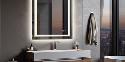 1510x780mm LED Bathroom Mirror Anti-fog Illuminated