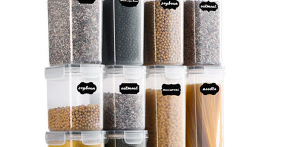 28-Piece Airtight Kitchen Pantry Storage Containers with Lids