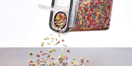 6PCS Food Storage Containers Kitchen Dry Pantry Organiser Airtight Lids