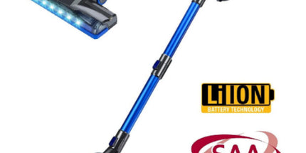 Enigma V8 22.2v Cordless Stick Vacuum Cleaner Blue + Toolkit