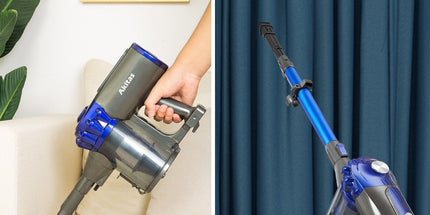 V8 150W Handheld Stick Vacuum Cleaner 40 Min Runtime LED