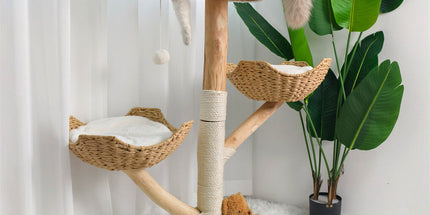 Cat Tree Tower Condo Scratcher Bed Sisal Plush Toy Ball