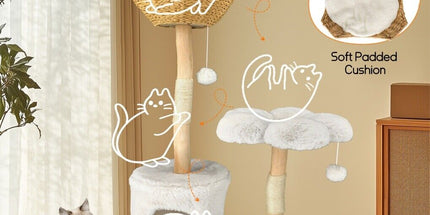 Cat Tree Condo Activity Center Sisal Scratcher Tower