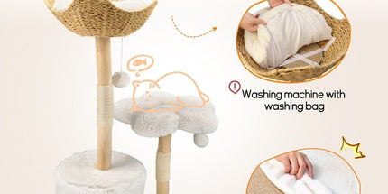 Cat Tree Condo Activity Center Sisal Scratcher Tower