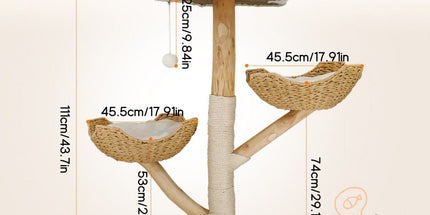 3 Tier Cat Tree Activity Centre Scratcher Post Climber