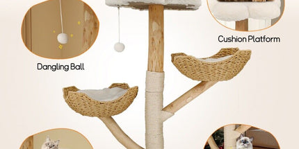 3 Tier Cat Tree Activity Centre Scratcher Post Climber