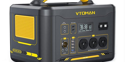 1000W 1408Wh Solar Generator 10A Black Portable Power Station