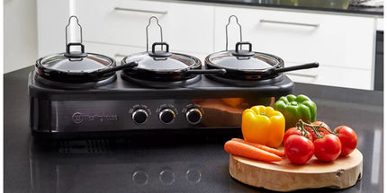 Westinghouse Slow Cooker Ceramic Pots 3 x 2.5L