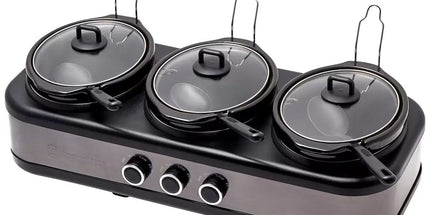Westinghouse Slow Cooker Ceramic Pots 3 x 2.5L