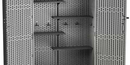 Lifetime Vertical Shed With Shelves