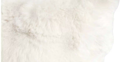 Luxe faux fur cushion 55 x 55cm ivory