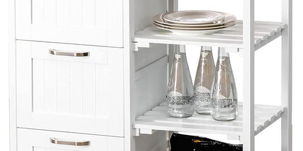 Kitchen Island on Wheels with Storage