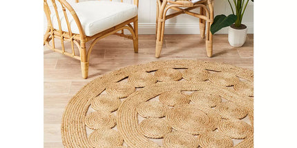 Atrium pilu natural rug 200 x 200cm
