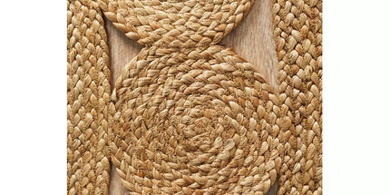 Atrium pilu natural rug 200 x 200cm
