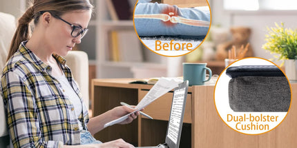 Portable Laptop Desk with Device Ledge, Mouse Pad and Phone Holder for Home Office (Silver, 40cm)