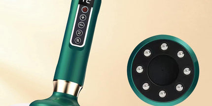 12 Levels Electric Cupping Massager Vacuum Suction GuaSha Anti Cellulite Beauty GREEN