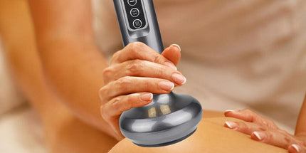 12 Levels Electric Cupping Massager Vacuum Suction GuaSha Anti Cellulite Beauty GRAY