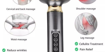 12 Levels Electric Cupping Massager Vacuum Suction GuaSha Anti Cellulite Beauty GRAY