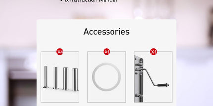 Kitchee 7L Manual Vertical Sausage Filler - Stainless Stuffer Meat Press Machine