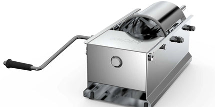 Kitchee 7L Manual Horizontal Sausage Filler - Stainless Stuffer Meat Press Machine