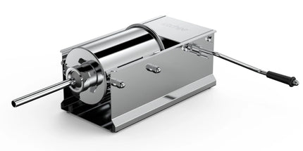 Kitchee 7L Manual Horizontal Sausage Filler - Stainless Stuffer Meat Press Machine