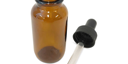 108x 25ml Amber Glass Bottles Dropper Teat Dispenser Cap Bulk Essential Oil