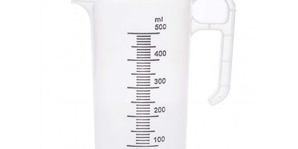 20x 500ml Measuring Jug Strong Clear Plastic Propylene BPA 5 Food Grade Pro-Jug