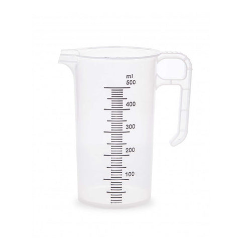 20x 500ml Measuring Jug Strong Clear Plastic Propylene BPA 5 Food Grade