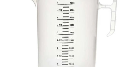 10x 5L Measuring Jug Heavy Duty Clear Plastic Propylene Food Grade BPA 5 Pro-Jug