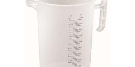 10x 5L Measuring Jug Heavy Duty Clear Plastic Propylene Food Grade BPA 5 Pro-Jug