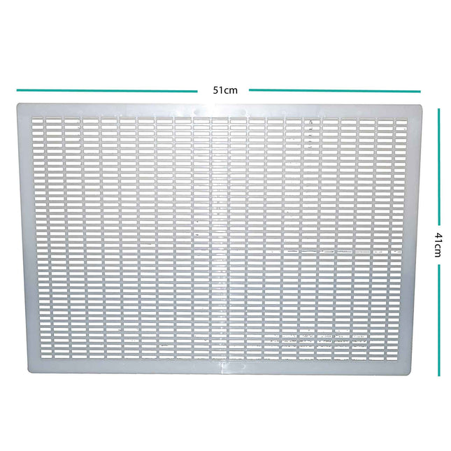10x Frame Queen Bee Excluder For 10 Frame - Plastic 51x41cm Grill Trapper