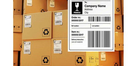 18 Rolls x 400 Label Stickers 102x150mm - Direct Thermal White Shipping Labels