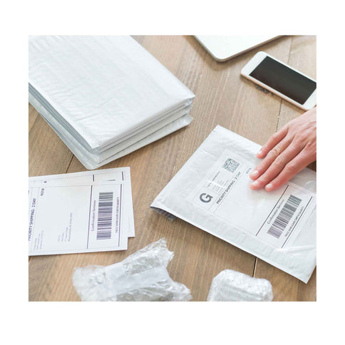 White 18 Rolls x 400 Label Stickers 102x150mm