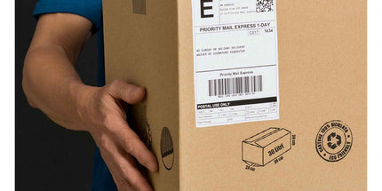 18 Rolls x 400 Label Stickers 102x150mm - Direct Thermal White Shipping Labels