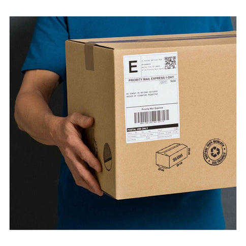 White 18 Rolls x 400 Label Stickers 102x150mm