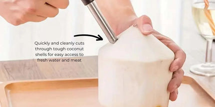 200x Kitchee Coconut Opener - Stainless Steel Hole Punch Kitchen Tool