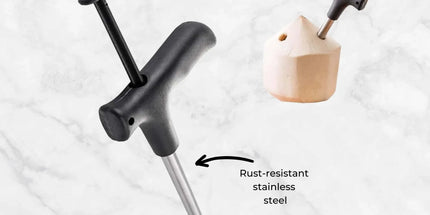 200x Kitchee Coconut Opener - Stainless Steel Hole Punch Kitchen Tool