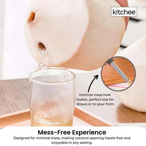 Stainless Steel 200x Kitchee Coconut Opener
