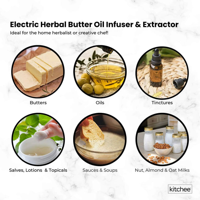 Kitchee Herbal Infuser Butter Oil Extractor and Decarboxylator Machine